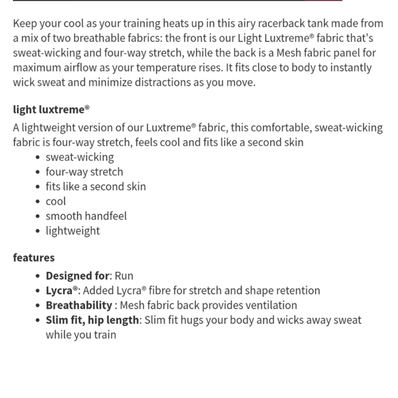 Lululemon Goal Crusher Tank (Stripe) - Picture 7 of 7